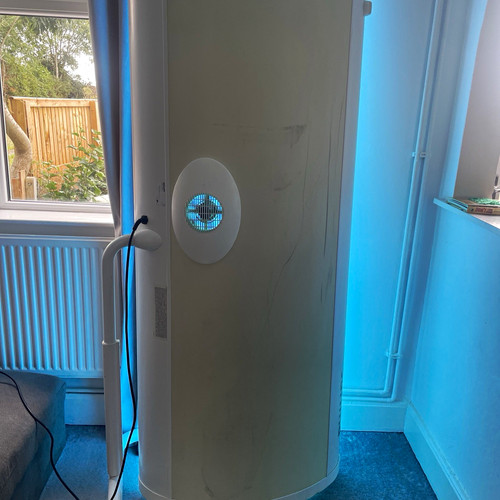 Vertical stand tanning - vertical,